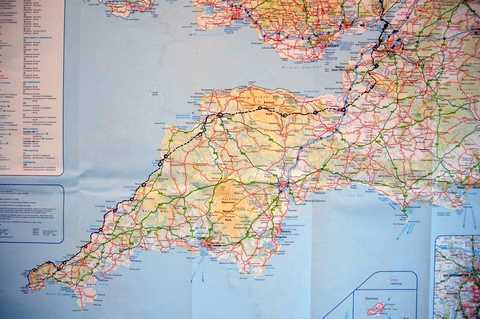 15. Daily Schedule Map Uk West Country Map Uk West Country 15. Daily Schedule